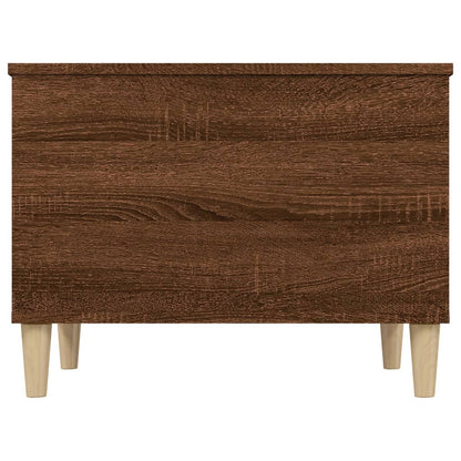 Coffee Table Brown Oak 60x44.5x45 cm Engineered Wood