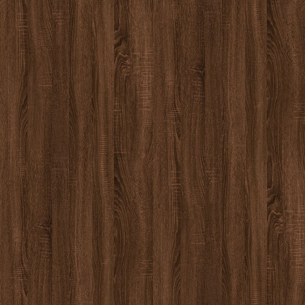 Coffee Table Brown Oak 60x44.5x45 cm Engineered Wood