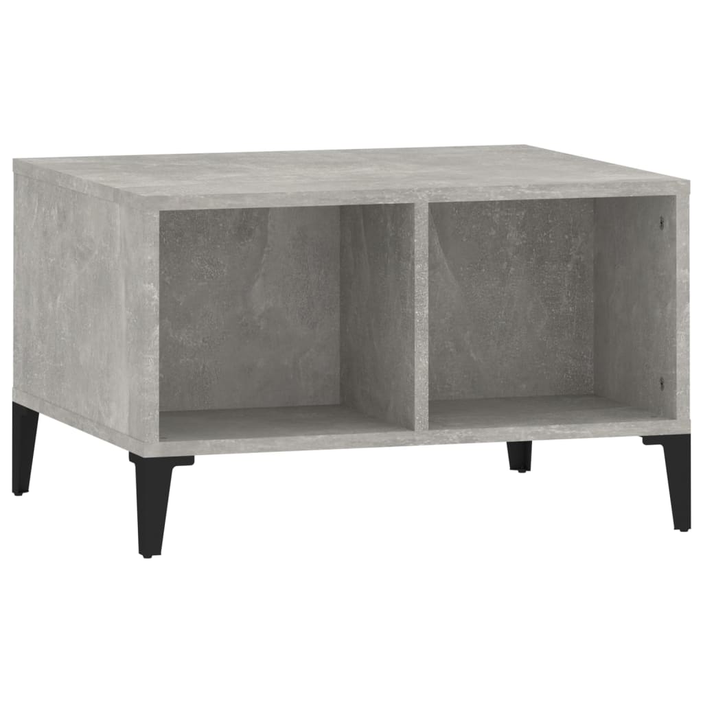 Coffee Table Concrete Grey 60x50x36.5 cm Engineered Wood