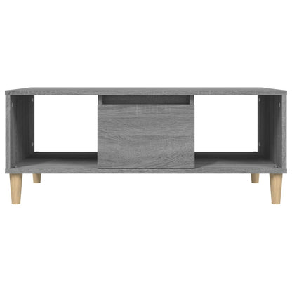 Coffee Table Grey Sonoma 90x50x36,5 cm Engineered Wood