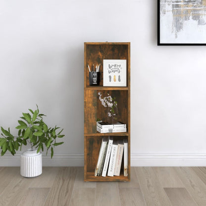 Corner Cabinet Smoked Oak 33x33x100 cm Engineered Wood