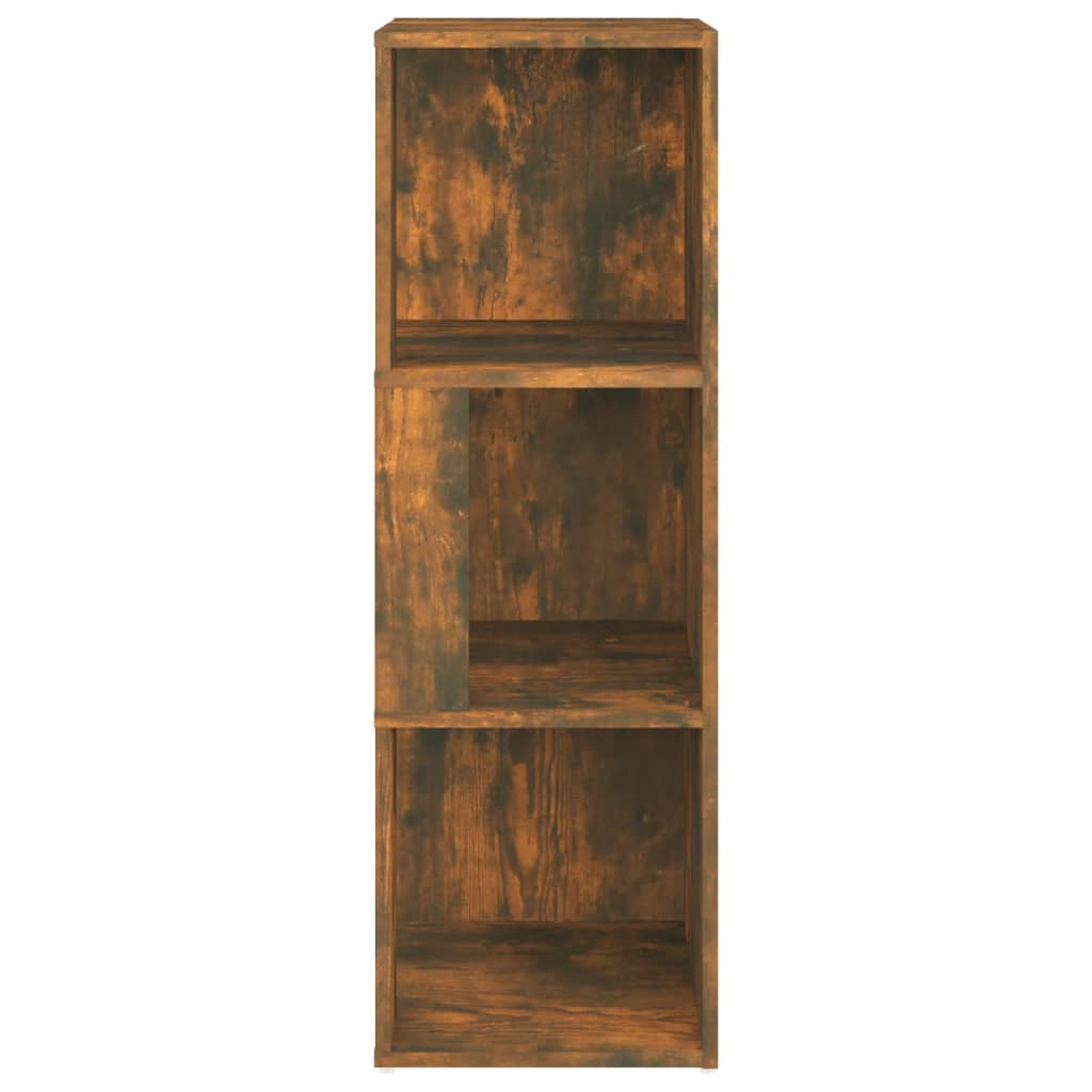 Corner Cabinet Smoked Oak 33x33x100 cm Engineered Wood