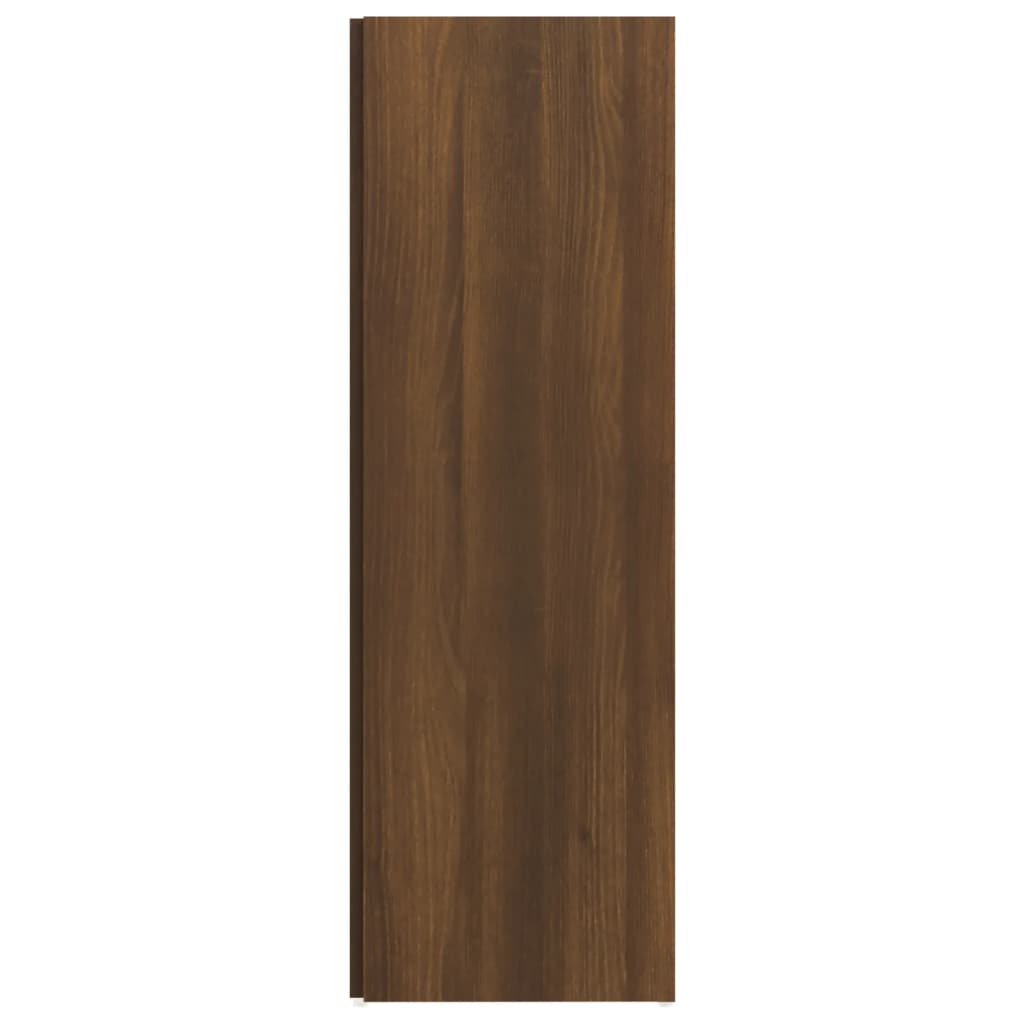 Corner Cabinet Brown Oak 33x33x100 cm Engineered Wood