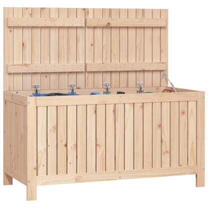 Garden Storage Box 121x55x64 cm Solid Wood Pine