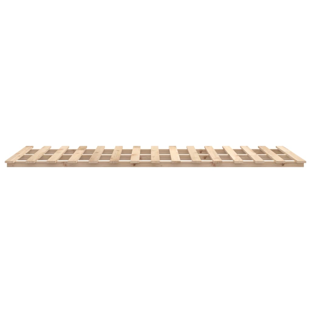 Bed Frame without Mattress 90x200 cm Solid Wood Pine