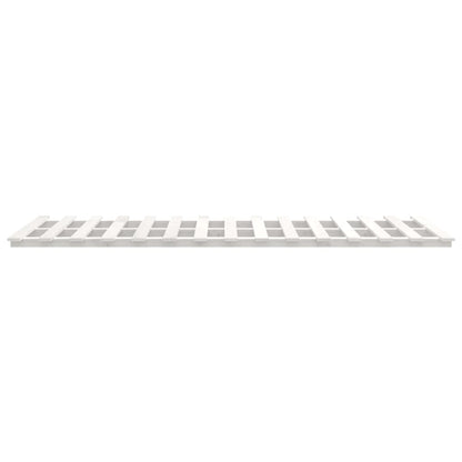 Bed Frame without Mattress White 90x200 cm Solid Wood Pine