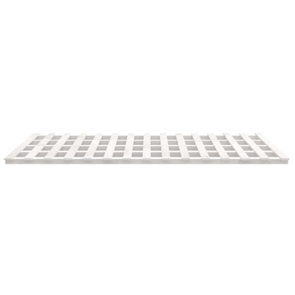Bed Frame without Mattress White 160x200 cm Solid Wood Pine