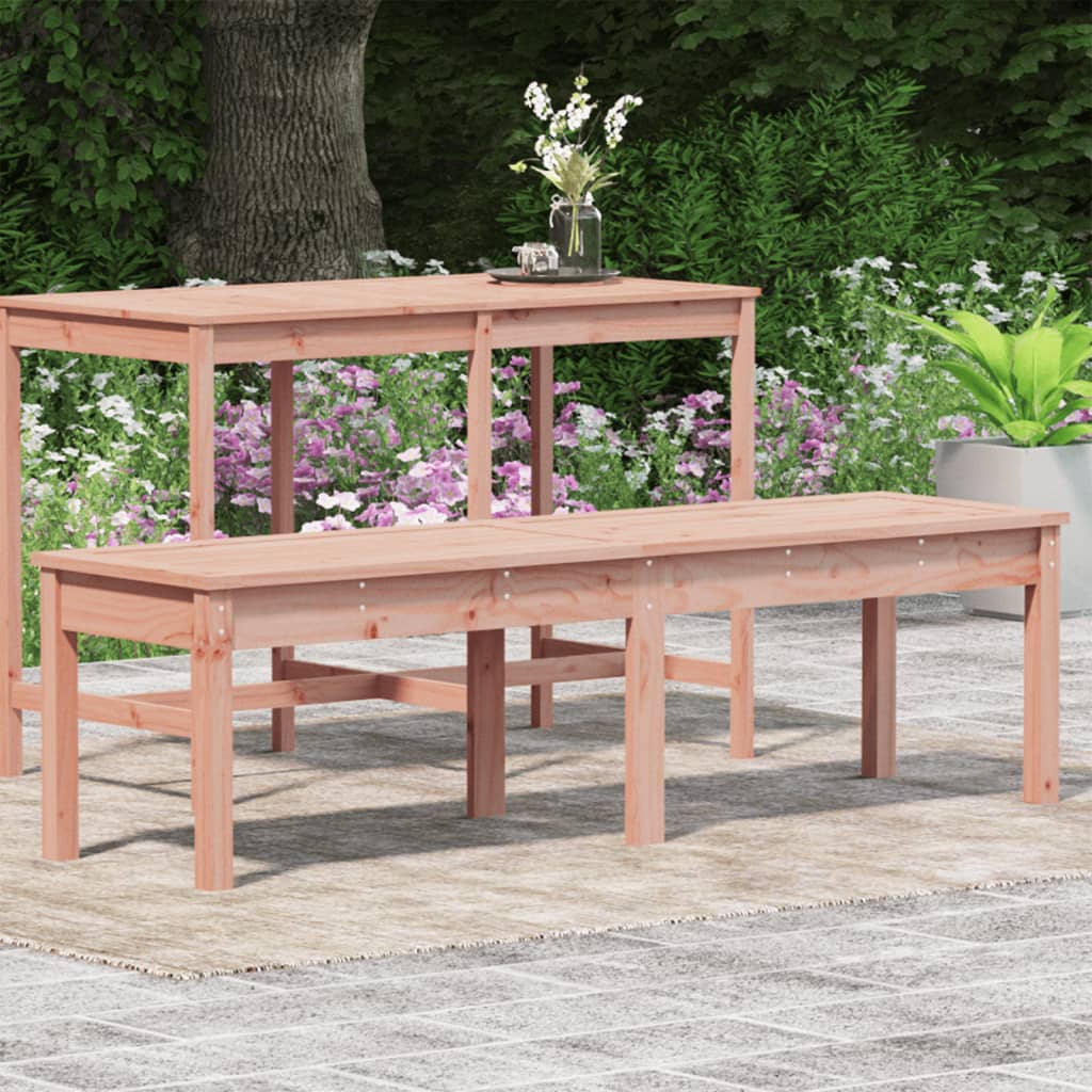 2-Seater Garden Bench 159.5x44x45 cm Solid Wood Douglas