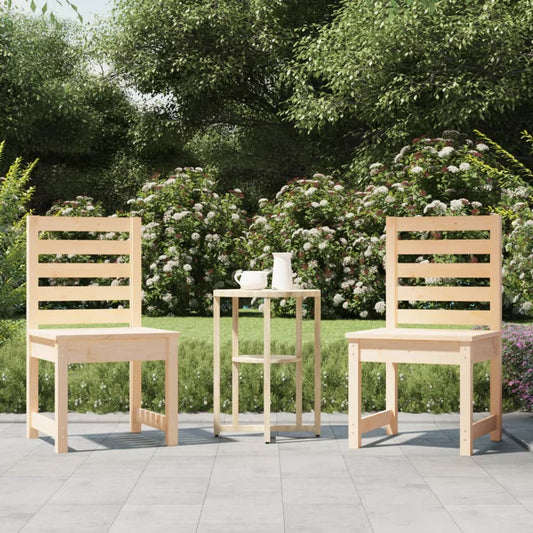 Garden Chairs 2 pcs 50x48x91.5 cm Solid Wood Pine