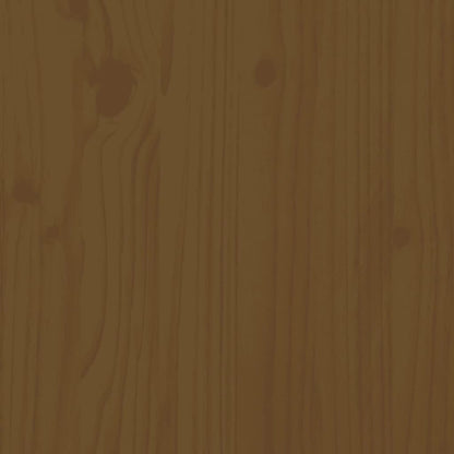 Garden Table Honey Brown 82.5x50.5x45 cm Solid Wood Pine