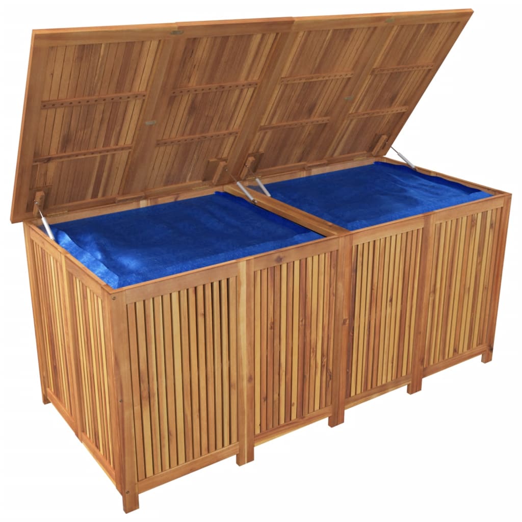 Garden Storage Box 175x80x75 cm Solid Wood Acacia