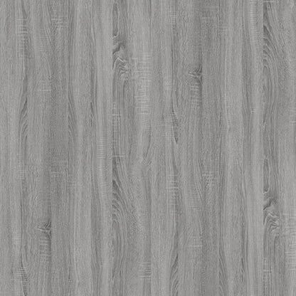 4-Tier Book Cabinet Grey Sonoma 40x24x143 cm Engineered Wood