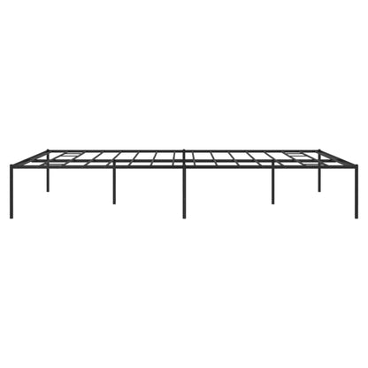 Metal Bed Frame without Mattress Black 120x200cm
