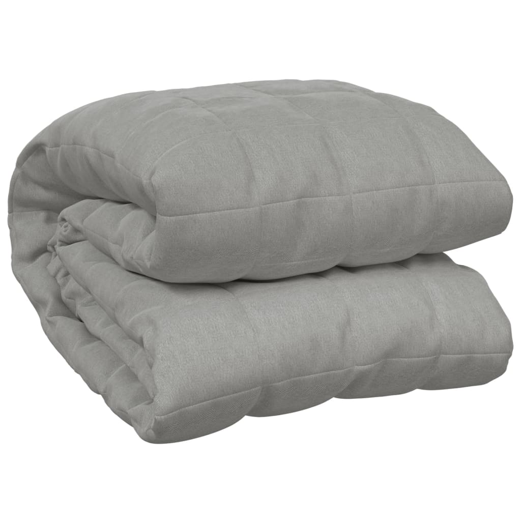 Weighted Blanket Grey 137x200 cm Single 6 kg Fabric