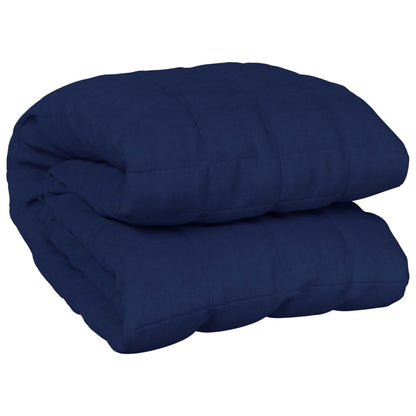 Weighted Blanket Blue 140x200 cm Single 10 kg Fabric