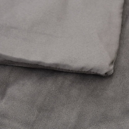 Weighted Blanket with Cover Grey 137x200 cm Single 6 kg Fabric