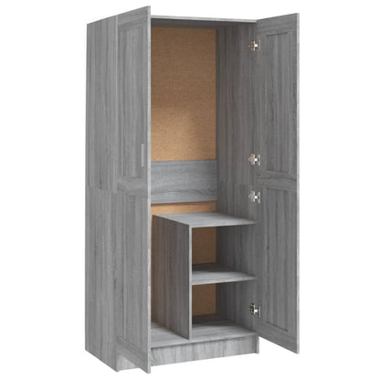Wardrobe Grey Sonoma 82.5x51.5x180 cm Engineered Wood