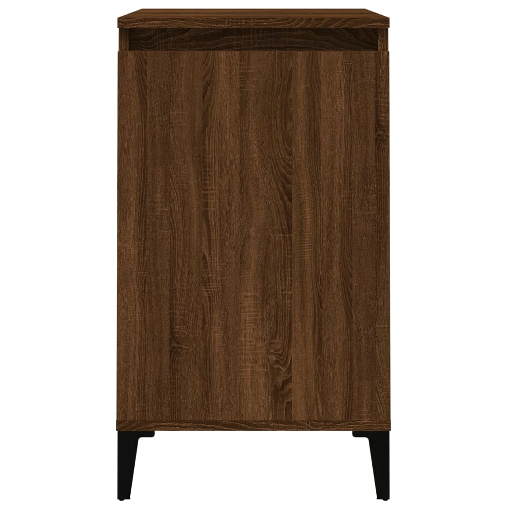 Bedside Cabinets 2 pcs Brown Oak 40x35x70 cm Engineered Wood