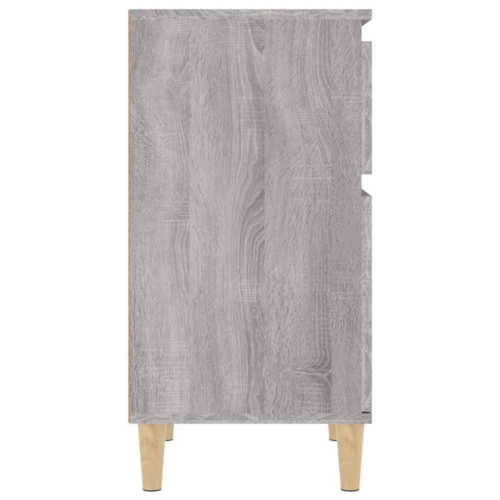 Bedside Cabinets 2 pcs Grey Sonoma 40x35x70 cm