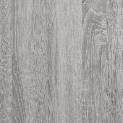 Desk Grey Sonoma 100x50x75 cm Engineered Wood and Iron