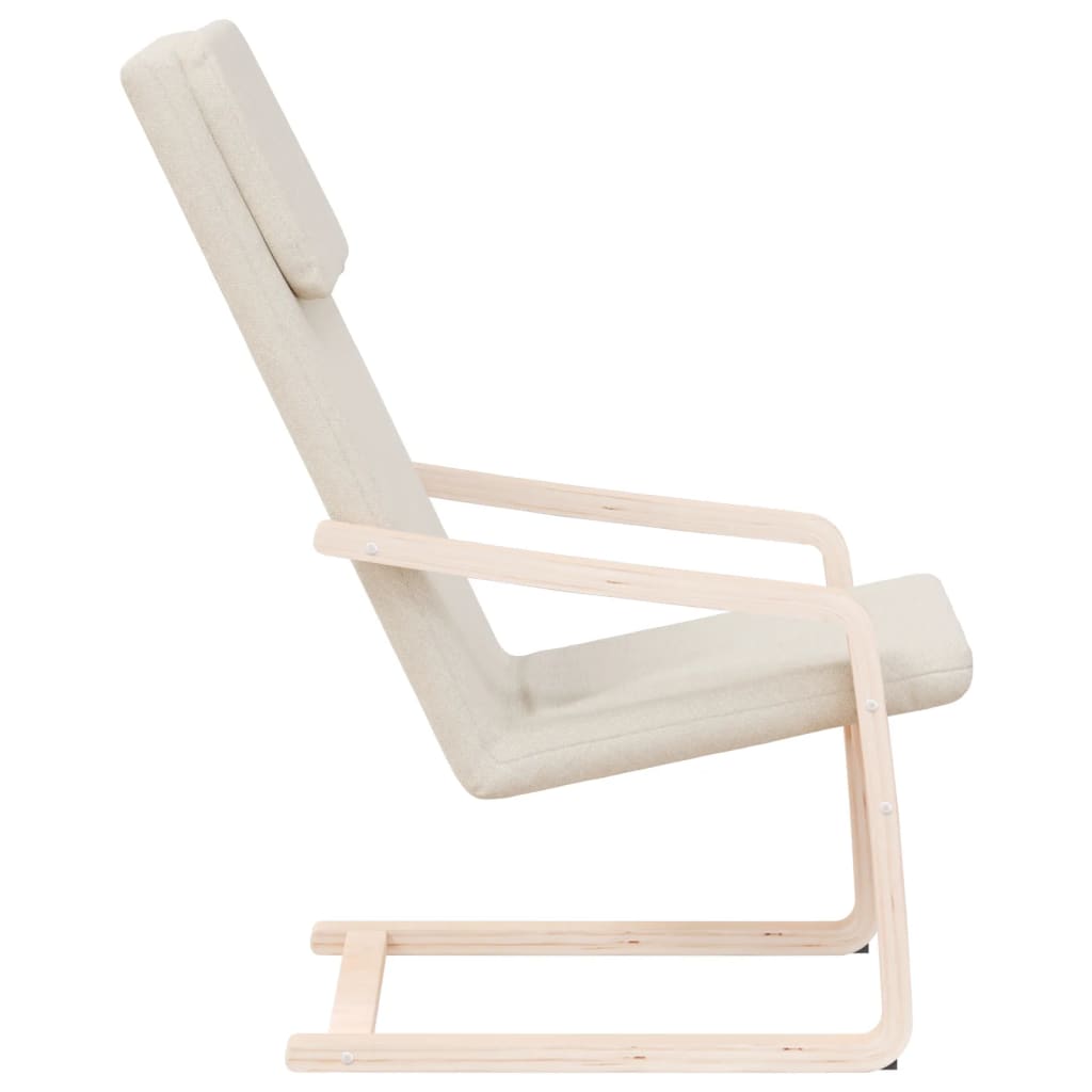 Relaxing Chair Cream Fabric