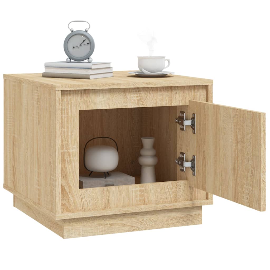 Coffee Table Sonoma Oak 51x50x44 cm Engineered Wood