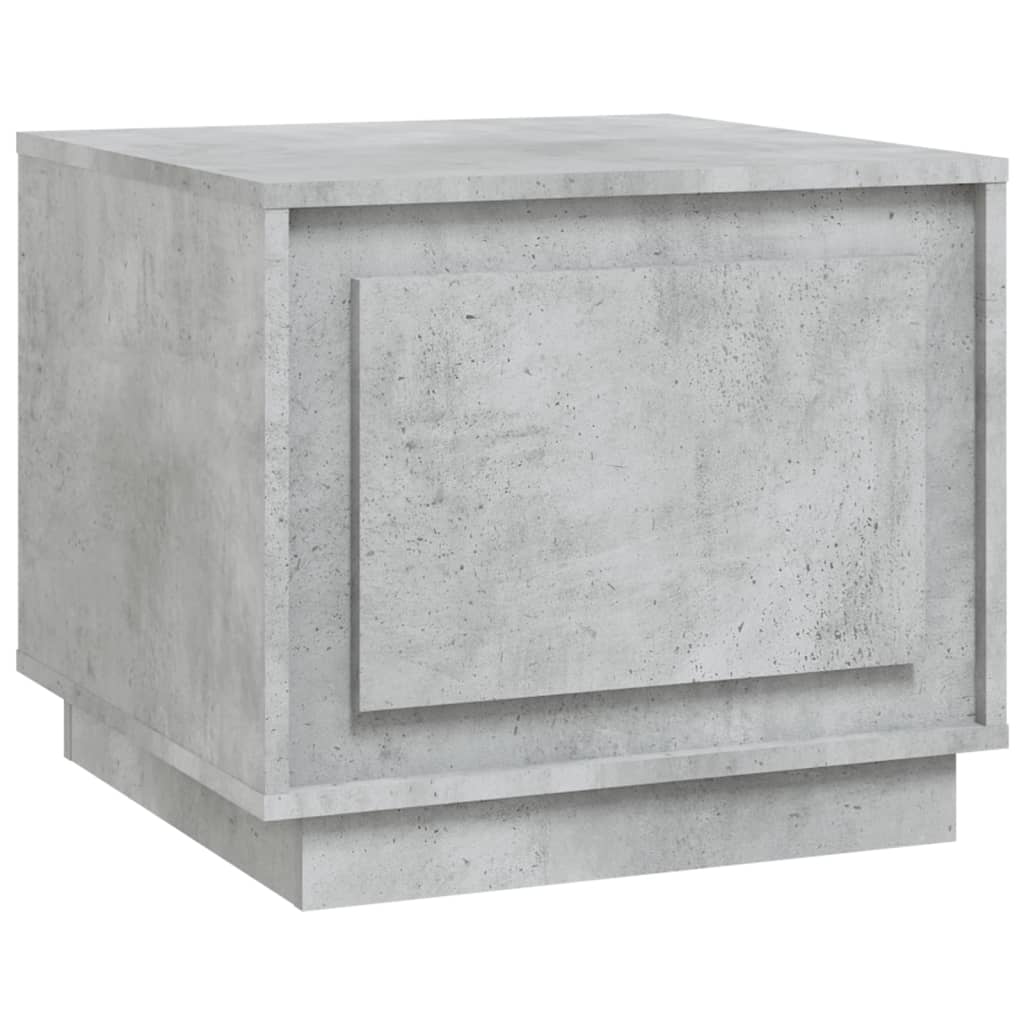 Coffee Table Concrete Grey 51x50x44 cm Engineered Wood