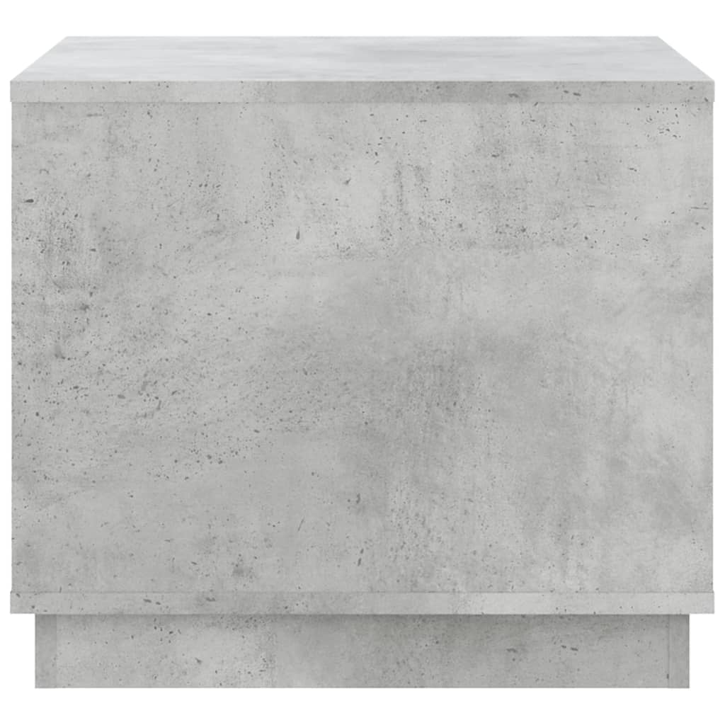 Coffee Table Concrete Grey 51x50x44 cm Engineered Wood