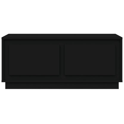 Coffee Table Black 102x50x44 cm Engineered Wood
