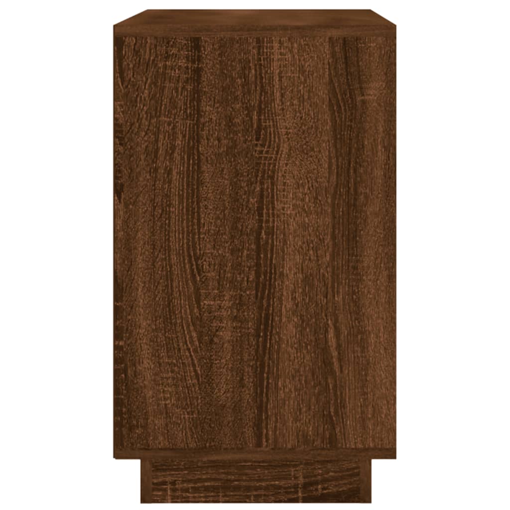 Sideboard Brown Oak 102x35x60 cm Engineered Wood