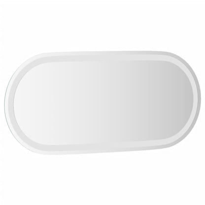 LED Bathroom Mirror 80x35 cm Oval