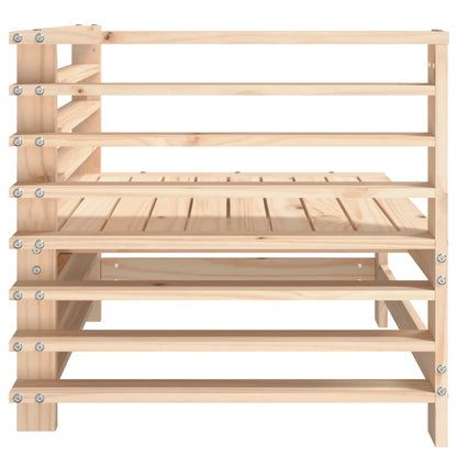 Garden Corner Sofas 2 pcs Solid Wood Pine