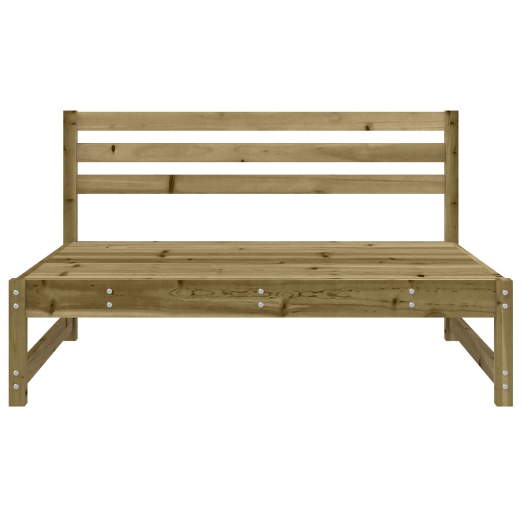 Garden Middle Sofas 2 pcs 120x80 cm Impregnated Wood Pine