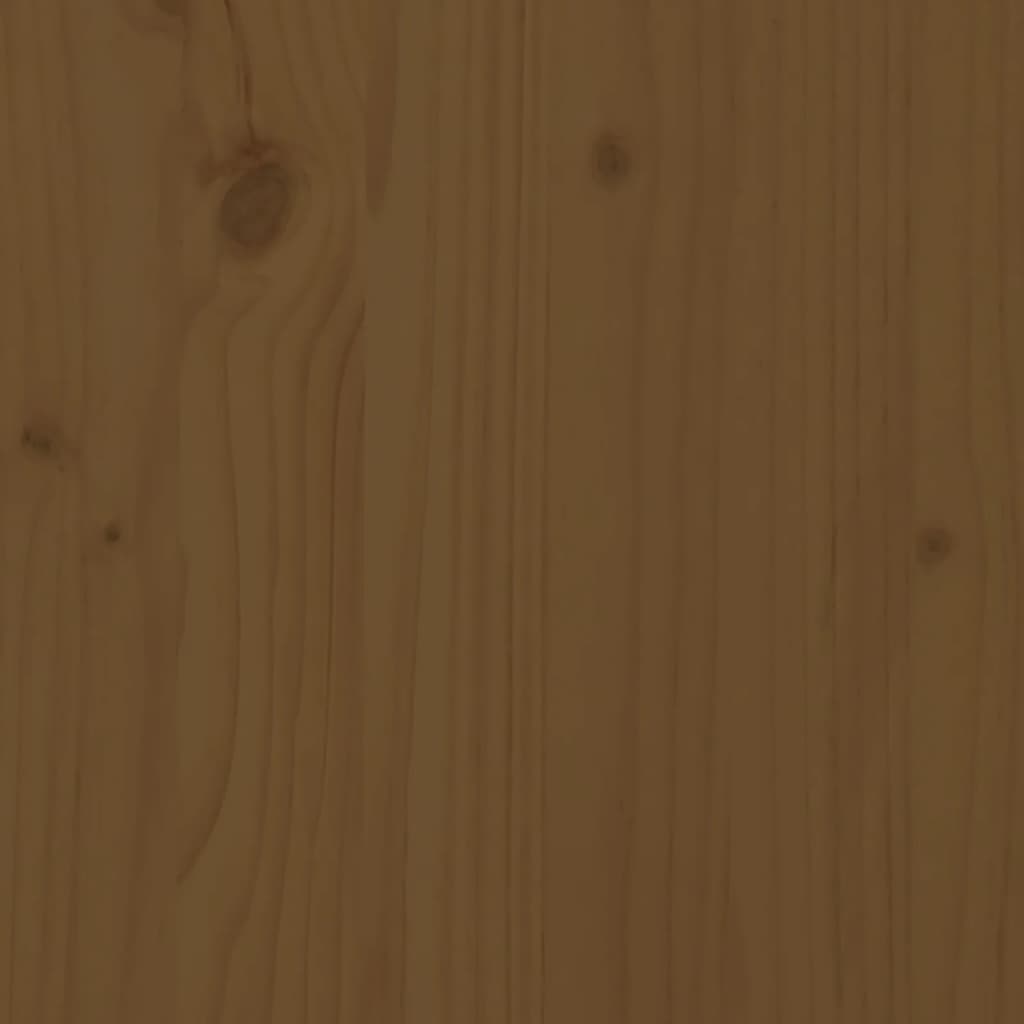 Garden Bench Honey Brown 80x38x45 cm Solid Wood Pine
