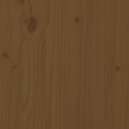 Garden Bench Honey Brown 80x38x45 cm Solid Wood Pine