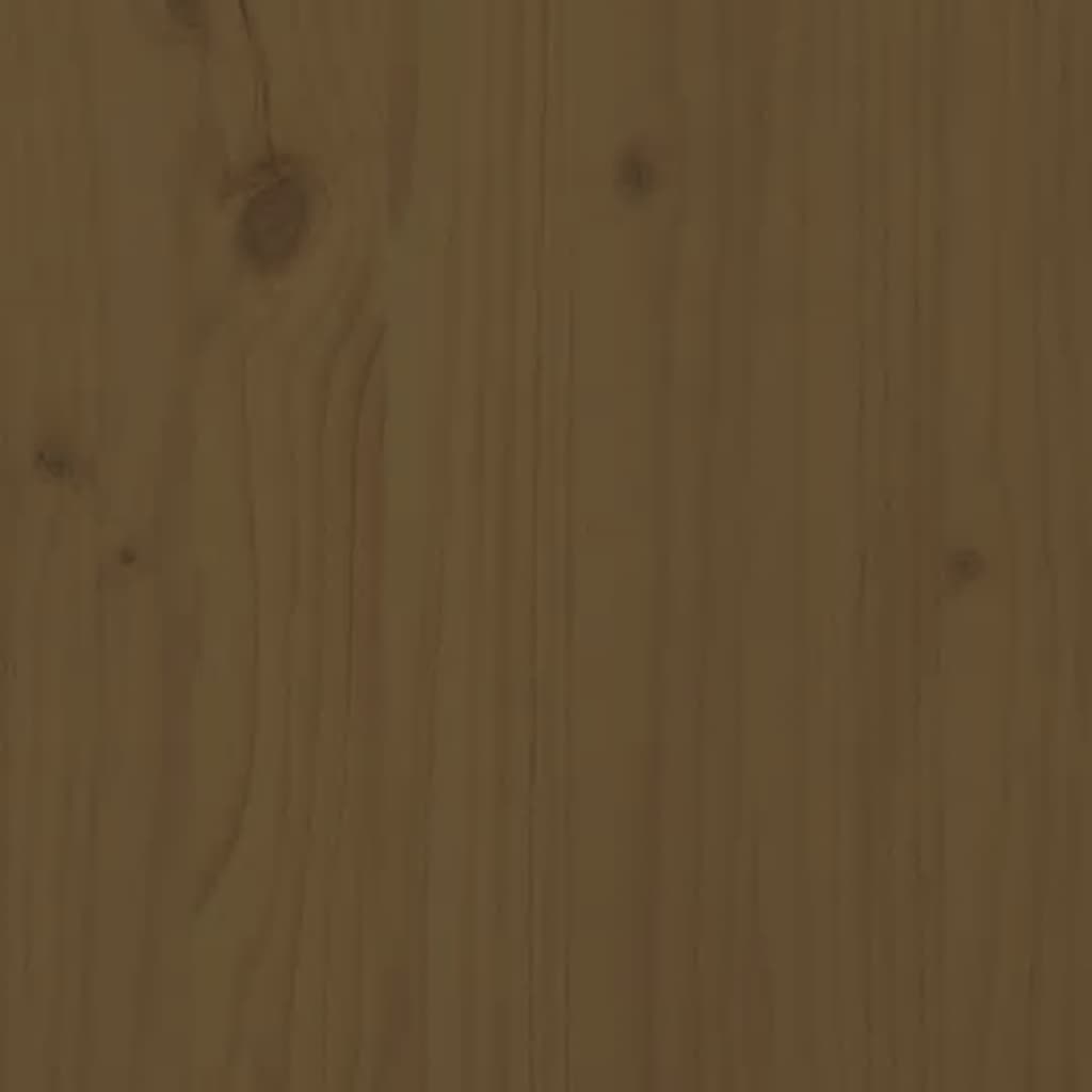 Planter Bench Honey Brown 184.5x39.5x56.5 cm Solid Wood Pine