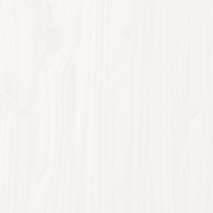 Garden Planter White 82.5x40x39 cm Solid Wood Pine