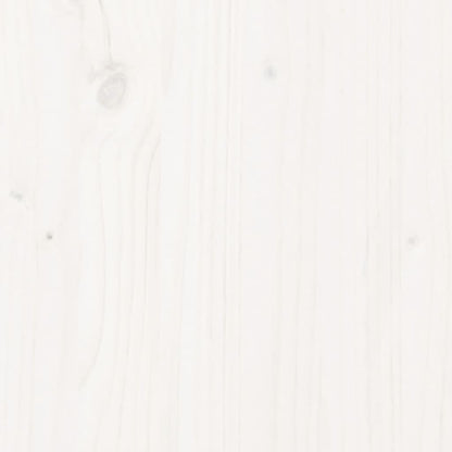 Garden Stools 2 pcs White 40x36x45 cm Solid Wood Pine