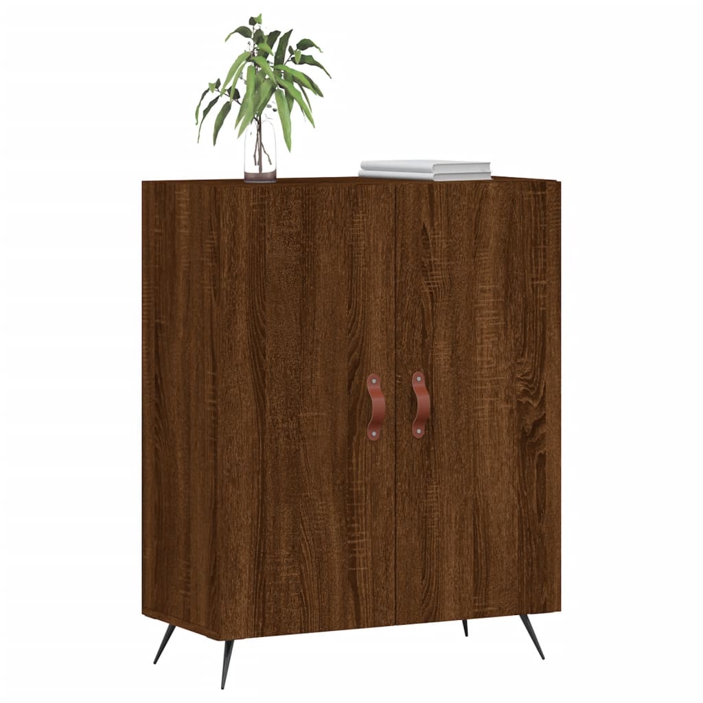 Sideboard Brown Oak 69.5x34x90 cm Engineered Wood