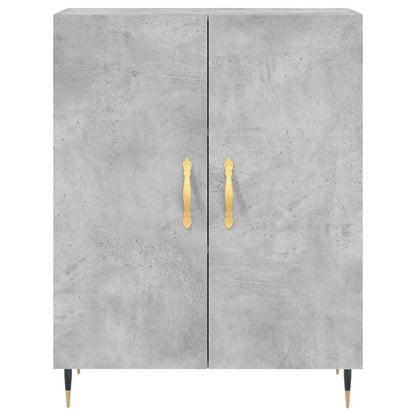 Sideboard Concrete Grey 69.5x34x90 cm Engineered Wood