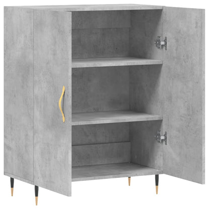 Sideboard Concrete Grey 69.5x34x90 cm Engineered Wood