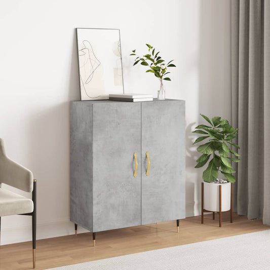 Sideboard Concrete Grey 69.5x34x90 cm Engineered Wood