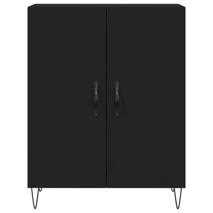 Sideboard Black 69.5x34x90 cm Engineered Wood