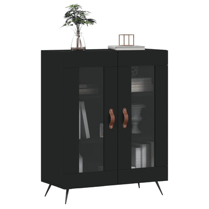 Sideboard Black 69.5x34x90 cm Engineered Wood