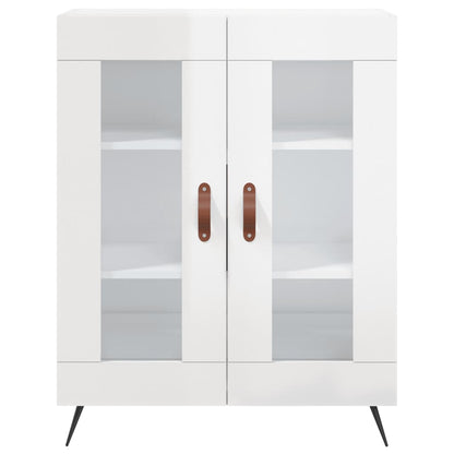 Sideboard High Gloss White 69.5x34x90 cm Engineered Wood