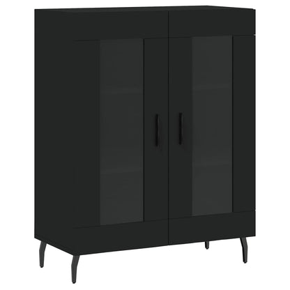 Sideboard Black 69.5x34x90 cm Engineered Wood