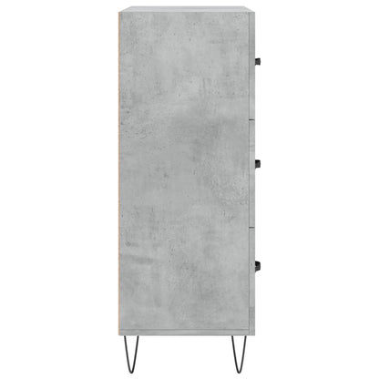 Sideboard Concrete Grey 69.5x34x90 cm Engineered Wood