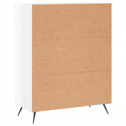 Sideboard High Gloss White 69.5x34x90 cm Engineered Wood