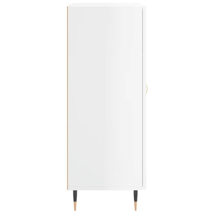 Sideboard High Gloss White 69.5x34x90 cm Engineered Wood
