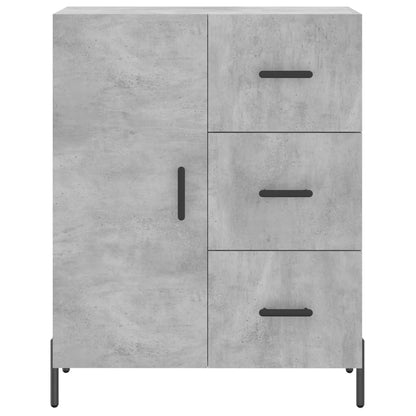 Sideboard Concrete Grey 69.5x34x90 cm Engineered Wood